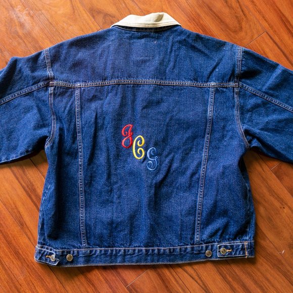 Vintage Saugatuk Embroidered Denim Jean Jacket - Picture 5 of 6